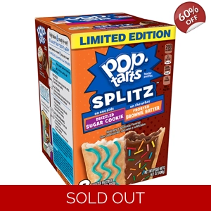Pop Tarts Splitz Drizzled Sugar Cookie & Frosted Brownie Batter 400g